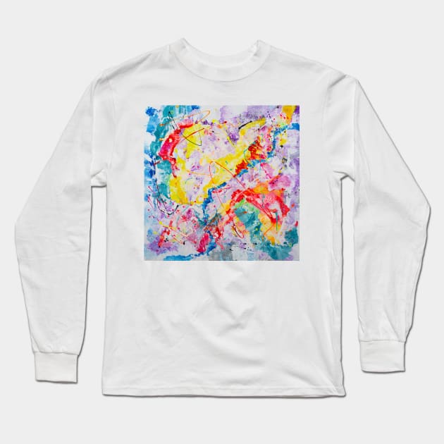 Expanding the Universe - My Original Art Long Sleeve T-Shirt by MikeMargolisArt